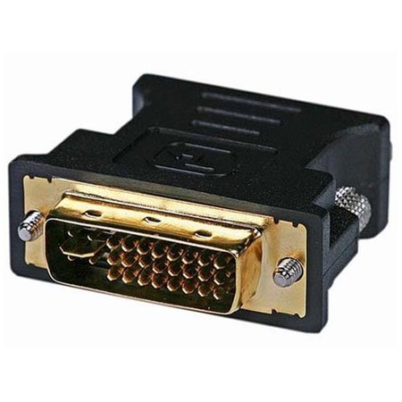 CMPLE CMPLE 128-N DVI-I Dual Link Male to HD15- VGA Female Adapter GOLD 128-N
